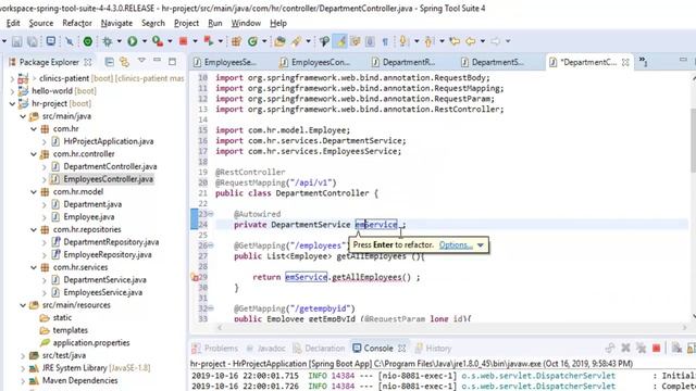 Spring Boot RESTFul API Master Details смотреть онлайн