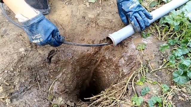Прочистка канализации автомойкой. Гидродинамическая промывка. смотреть онлайн