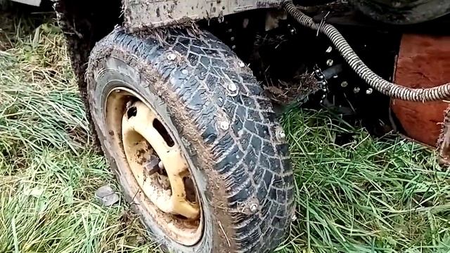 Мотоблок "Стелс" в стилетТесла-с шипованными колесами?????????️☔⛄ смотреть онлайн