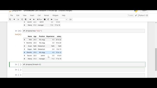 Handling Missing Values in Hindi | Filling NAN values | Machine Learning Tutorial смотреть онлайн