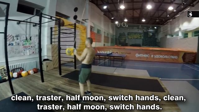Kettlebell fitness! Half moon! смотреть онлайн