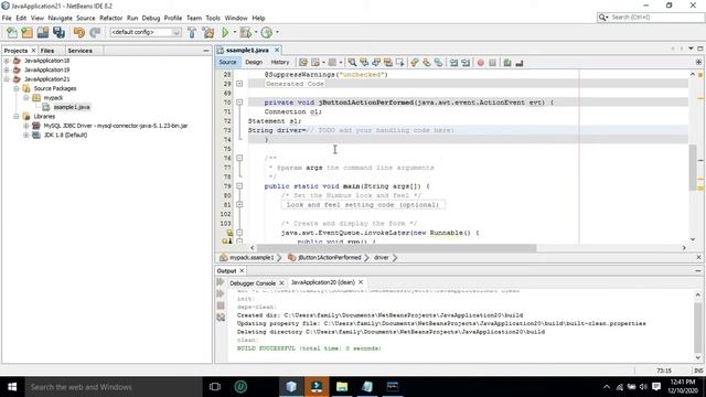 How to delete record of MySQL Table in Java using Netbeans Java(programming with MySQL & JDBC) смотреть онлайн