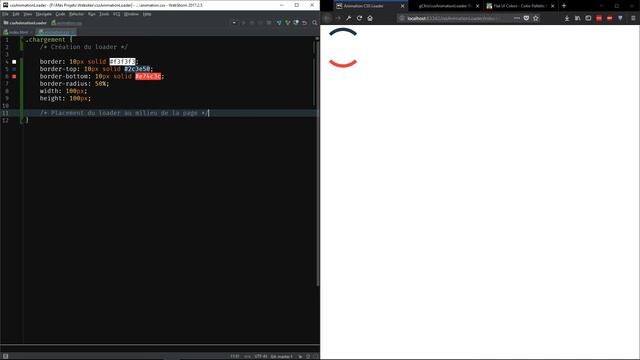 ANIMATION CSS3 - Découvrer comment créer un page loader simplement смотреть онлайн