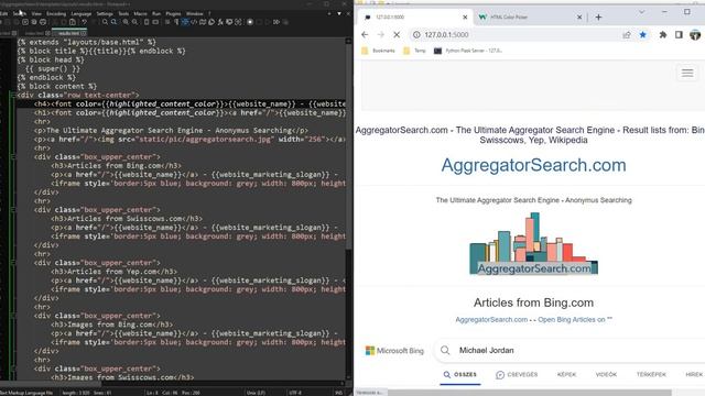 Python Flask Development - AggregatorSearch 5 Decorate Template Debugging смотреть онлайн