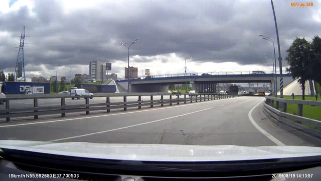 По развязкам МКАД, Москва, Развязка Каширского Шоссе с МКАД смотреть онлайн