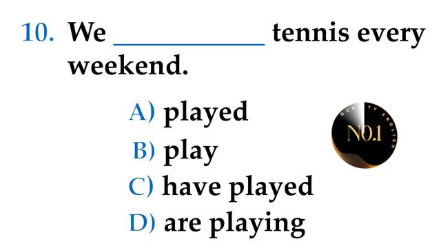 Mixed Tenses English Grammar Quiz Part 18 l Mixed Grammar test l 20 Questions l No.1 Quality Englis смотреть онлайн
