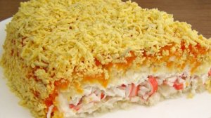 Салат с крабовыми палочками