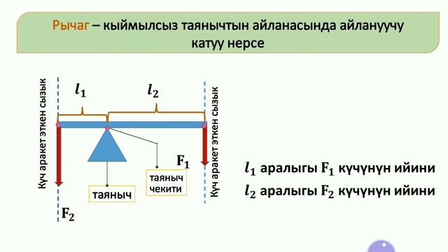 Физика. 7-класс. Статиканын негиздери. Эргешова.Э.Р смотреть онлайн