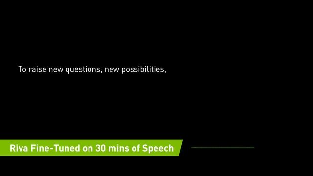 NVIDIA Riva Custom Voice: Create a Unique Brand Voice with 30 Minutes of Audio Data смотреть онлайн