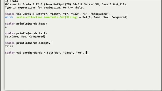 Scala Sets смотреть онлайн