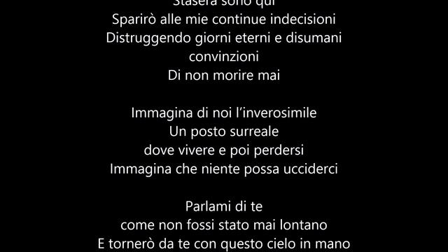 Giovanni Caccamo - Ritornerò da te LYRICS - TESTO смотреть онлайн