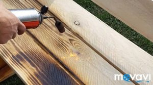 Лавочка из дерева своими руками.(Браширование)