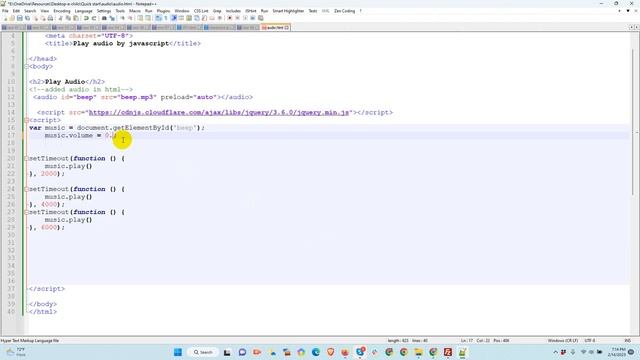 JavaScript volume adjusting смотреть онлайн