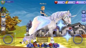 Приручаем нового белого аликорна и проходим 35 уровень ? Horse Riding Tales
