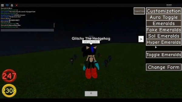 Crossover Sonic 3D RPG V3 Roblox: Showing Off My Forms (Incliding Hyper form)