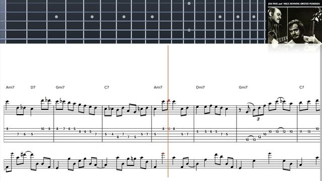 Joe Pass - Have You Met Miss Jones? - Virtual Guitar Transcription by Gilles Rea смотреть онлайн