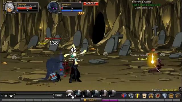 AQW Undead Infiltration--Dark Fortress Walkthrough смотреть онлайн