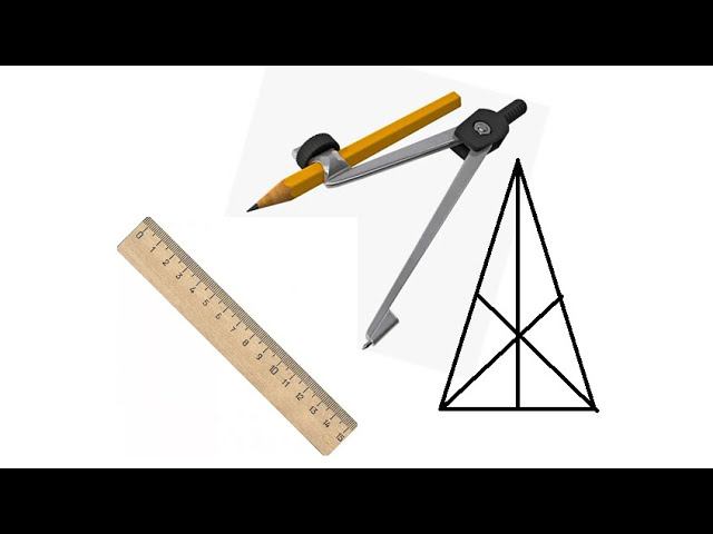 Построить треугольник по трём медианам смотреть онлайн