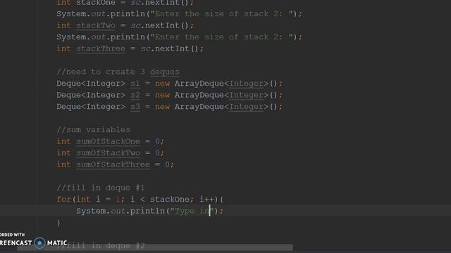 Java Stack Equal Stacks Part 1 HackerRank смотреть онлайн