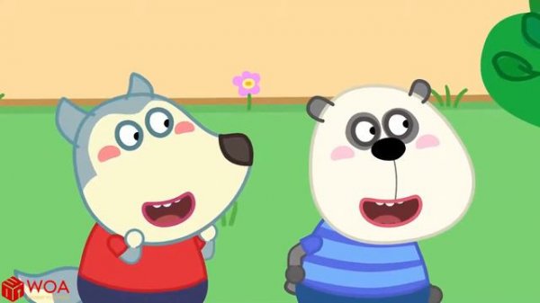 yt1s com Помогаем Папе Папа Самый Лучший Wolfoo Russian Мультик для детей Wolfoo на русском 10