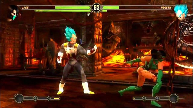 Mortal Kombat 9 - JADE & SKARLET MK2 MOD - NEW Medium Tag Ladder Gameplay