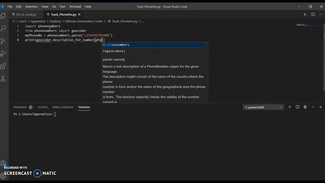 How to Track Phone Number Location using Python Code|| Python Programing for Beginners смотреть онлайн