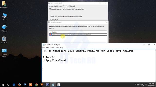 How to Configure Java for Run Local Java Applets смотреть онлайн