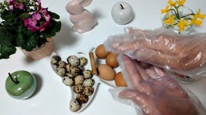 Как быстро и оригинально покрасить перламутровые Перепелиные и Куриные яйца на Пасху!