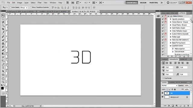 Adobe Photoshop - 3D Action em Full HD смотреть онлайн
