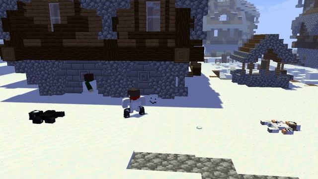 ЗИМНЯЯ АНИМАЦИЯ - Minecraft animations  Mine-imator 