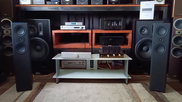 AMPLIFICADOR MUSICAL FIDELITY M2si, COLUMNAS MISSION LX-4 MKII, DISPONIBLES, WWW.AUDIOVINTAGEMJ.CL