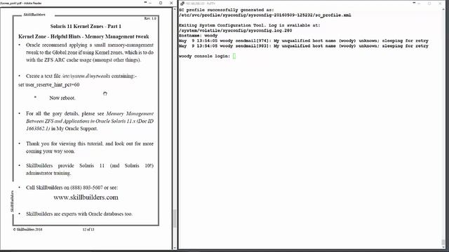 How to Install Solaris Zones - Lesson 4 Tips and Helpful Hints смотреть онлайн