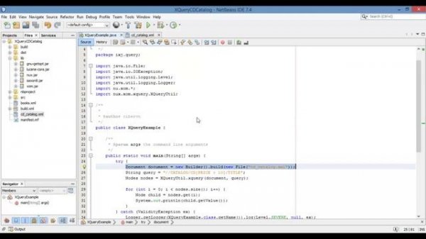 XML Query Language & demo using XQuery