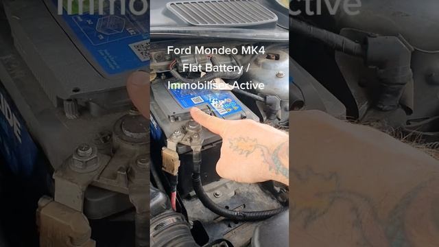 Ford Mondeo MK4 Flat Battery / Immobiliser Active 'fix.