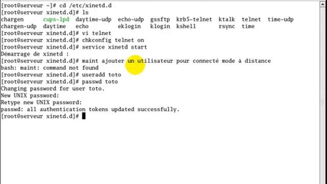 Telnet server on linux смотреть онлайн