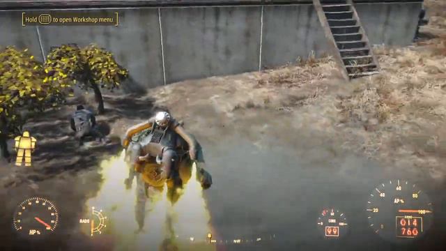 Fallout 4 Jet pack glitch смотреть онлайн