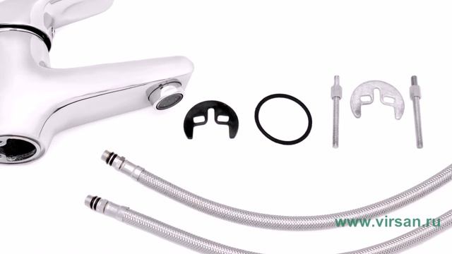 Смеситель для умывальника SANTEK "СКАНДИ" без донного клапана 40 мм смотреть онлайн