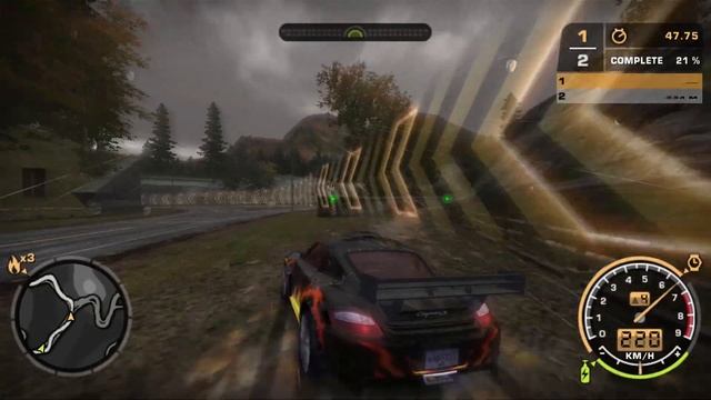 NFS Most Wanted - Porsche Cayman S (Baron) vs. Mitsubishi Lancer Evolution VIII (Earl) смотреть онлайн