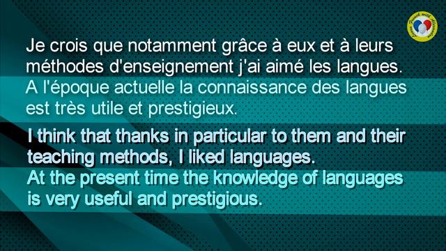 Let me introduce myself in French! How to say «I dream of becoming a good interpreter» in French смотреть онлайн