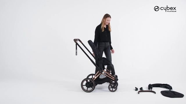 Cybex e-Priam - премиальная детская коляска 2в1 смотреть онлайн