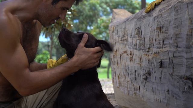 DUGOUT CANOE BUILD - Full Version - Surviving The Great Barrier Reef Expedition Ep1