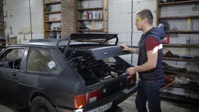 Как мы построили МОНСТРА за 200к // ВАЗ на V8 смотреть онлайн