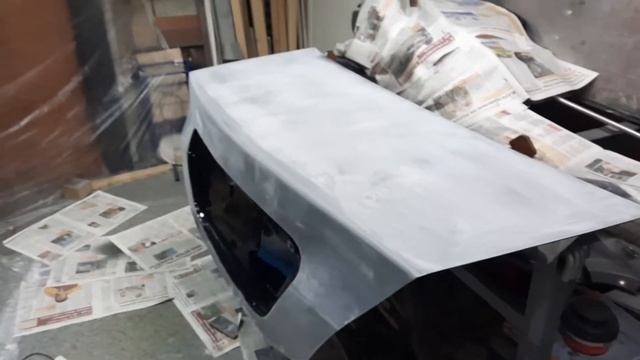 Проект МикроПерекуп. Лансер 9. Крышка. Кратера. Перелачиваю и полирую. смотреть онлайн