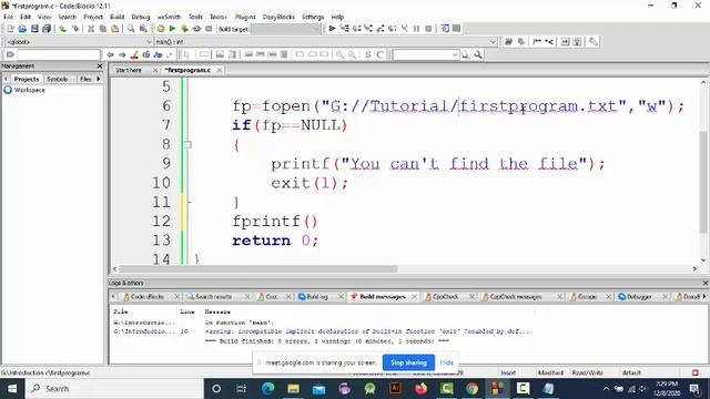 C Programming: File open, file input, file output смотреть онлайн