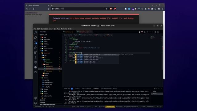 Persistent layouts - laravel & vuejs #5 (kurdish) смотреть онлайн