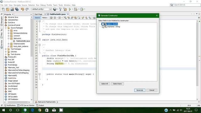 9. Core Java Field Variable Initialization and Declaration with live coding (Bangla Tutorial) смотреть онлайн