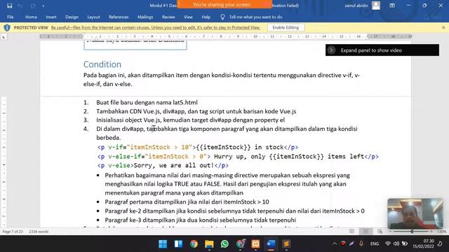 materi dasar vue cdn part 1 смотреть онлайн