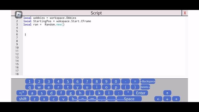 Developing a Roblox GAME on MOBILE (Studio lite) смотреть онлайн