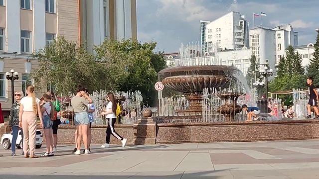 #уланудэ #лето Поющий Фонтан