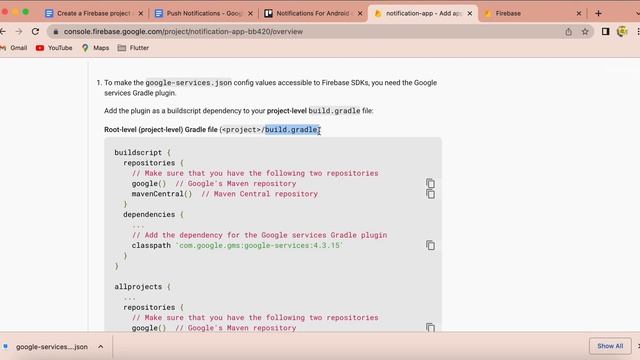 Flutter Push Notification Tutorial | Part 1 | Configuring Project in Firebase смотреть онлайн